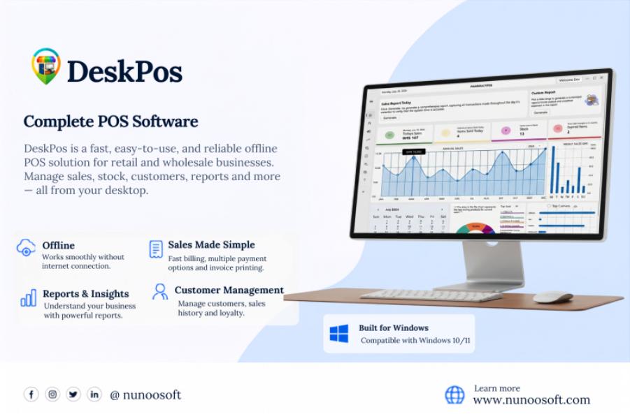 DeskPos: The Complete Desktop POS Software Built for Modern Businesses